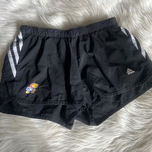 Black KU shorts